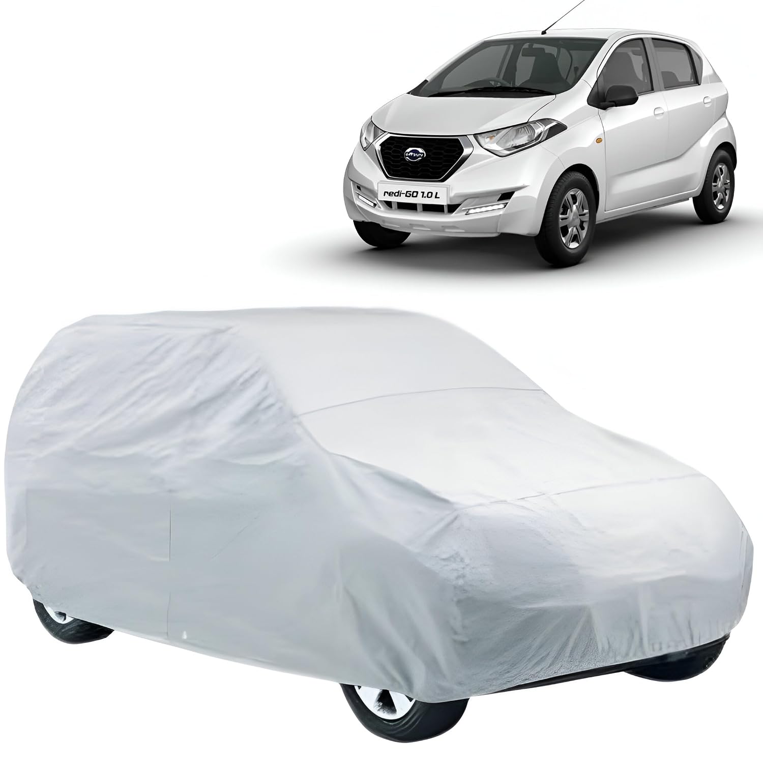 CARNEST Car Cover for Datsun redi-GO | Water Resistant Datsun redi-GO Car Body Cover with Triple Stitched Fully Elastic|An... - Review, Price and Buying Guide