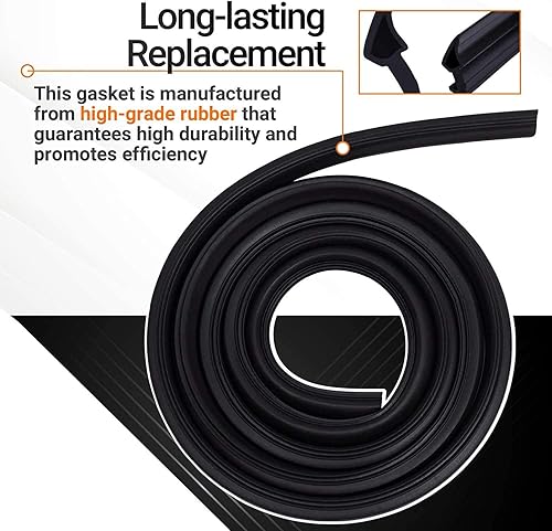 Miniatura 3 de 99002588 AP6014445 Reemplazo de sello de puerta de lavavajillas Partby para lavavajillas Frigidaire Magic Chef Admiral - Reemplaza WP99002588,