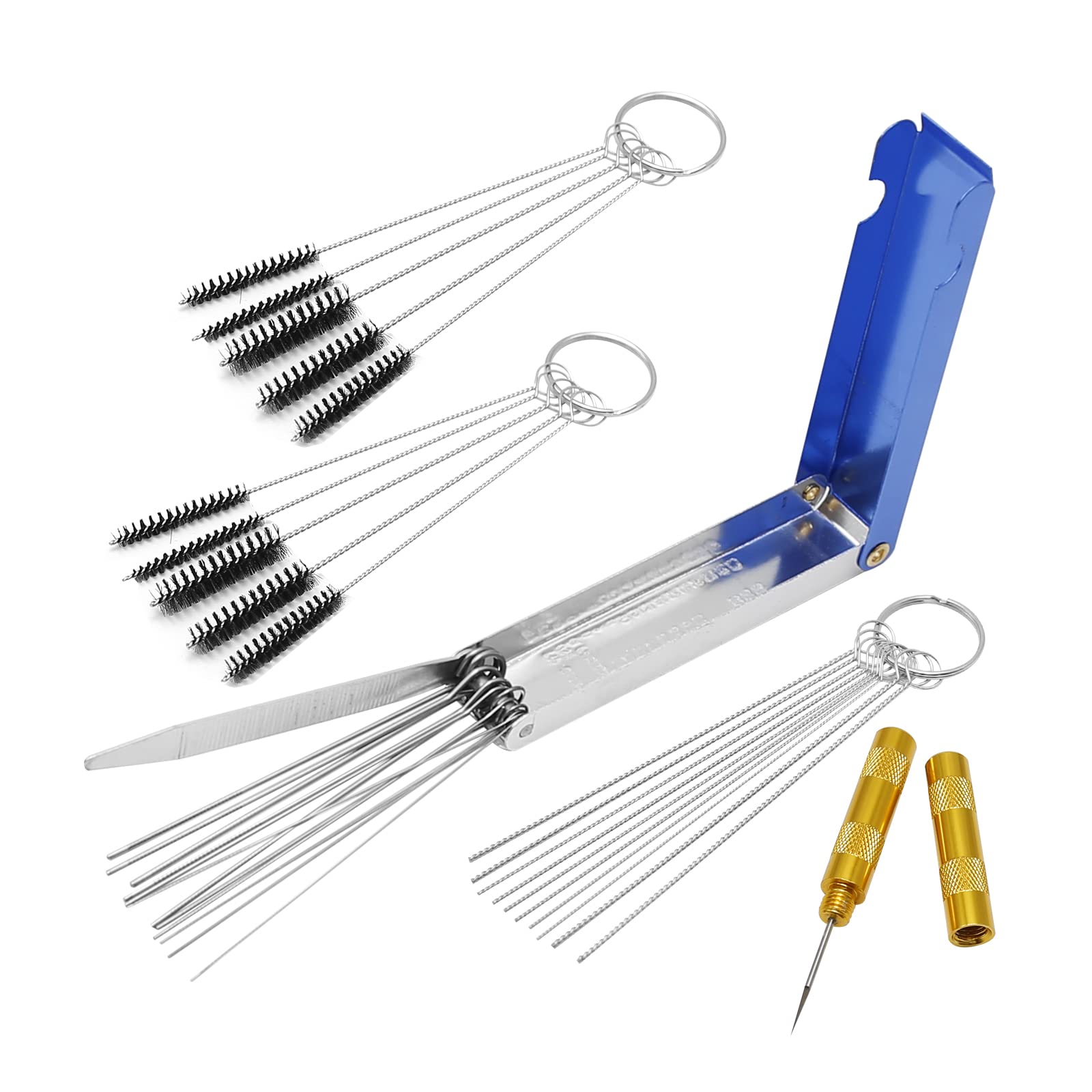 Carburetor Cleaning Tool Motorcycle Kit - Jets, Needles, Brushes For Dirt Bike ATV Carb Cleaner Spray - Foto 6