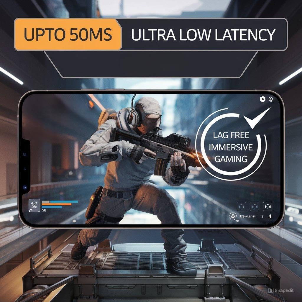 Xtreme Wireless Earbuds | IPX | 40 hrs Total Playtime Best Low Latency TWS | Bluetooth Headset Version 5.3 (True Wireless),40H Playtime,50ms Low Latency Gaming, BoomX Sound Technology, Premium Finish