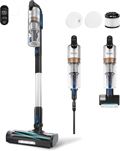 LEVOIT Leistungsstarker kabelloser Staubsauger mit Mini-T…