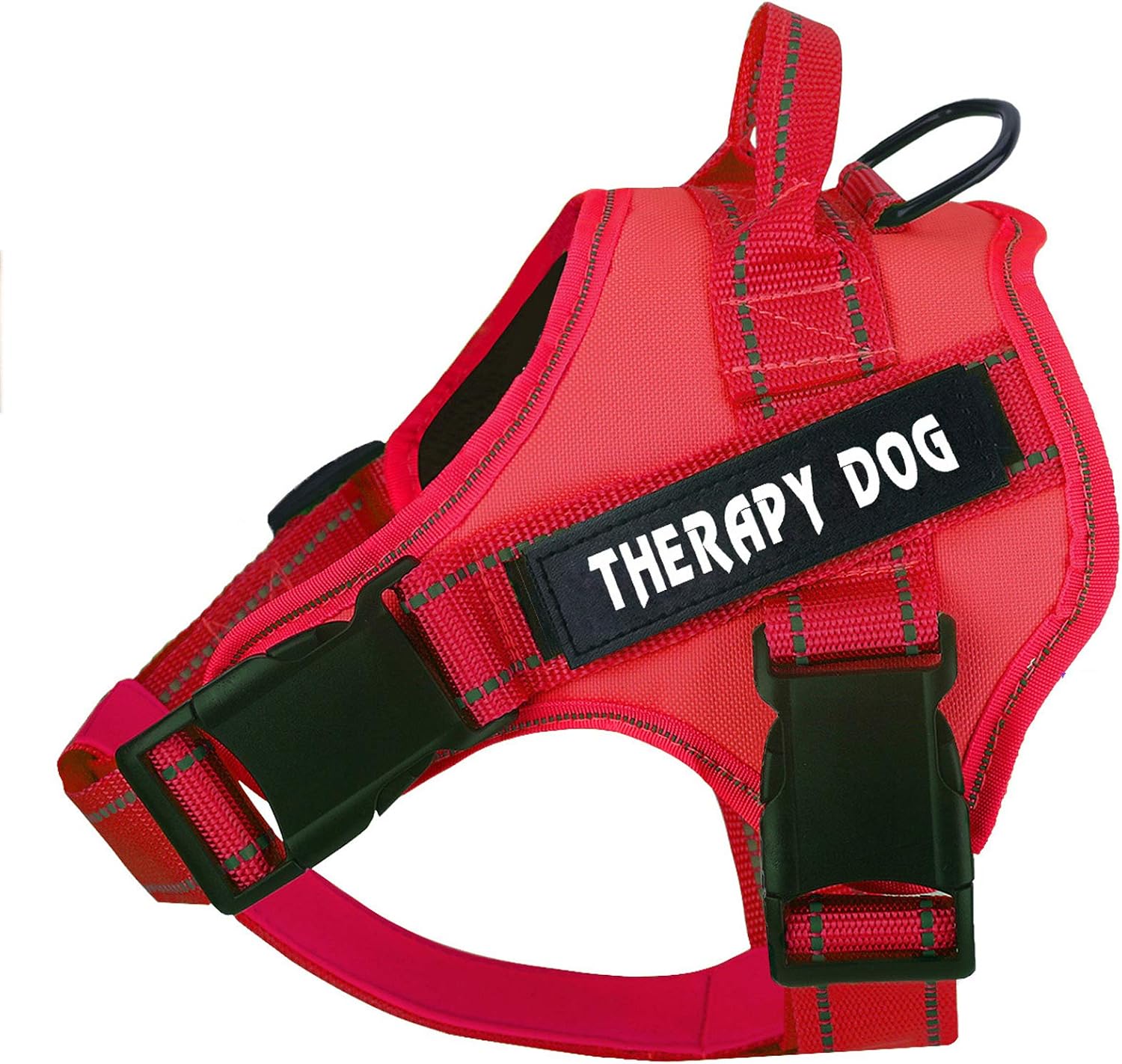 VOOPET No Pull Service Dog Harness,Therapy Dog Vest Harness with Reflective Straps,Lightweight Breathable and Adjustable Pet…