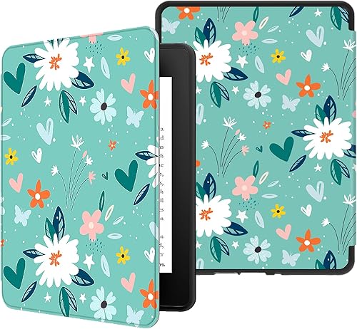 Miniatura 10 de VORI Funda para Kindle Paperwhite (11.ª generación-2021) y Kindle Paperwhite Signature Edition, suave TPU ligera protectora Smart Shell con apagado