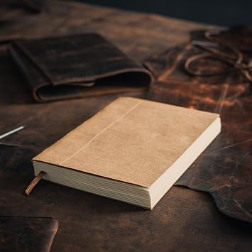 moonster A5 Journal Inserts Lined Cotton Paper Refill for Leather Journal