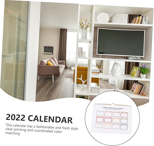 Miniatura 8 de Didiseaon 3 Pcs 2022 2022 English Wall Calendar Memotenz Calendarios De Adviento Schedule Calendar 2022 Calendars Block Calendar for Desk Decorative