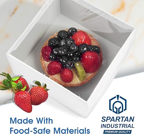 Miniatura 5 de Spartan Industrial - Rollo de envoltura termorretráctil de poliolefina de 14 pulgadas x 550 pies - Película termorretráctil de calibre 80 para