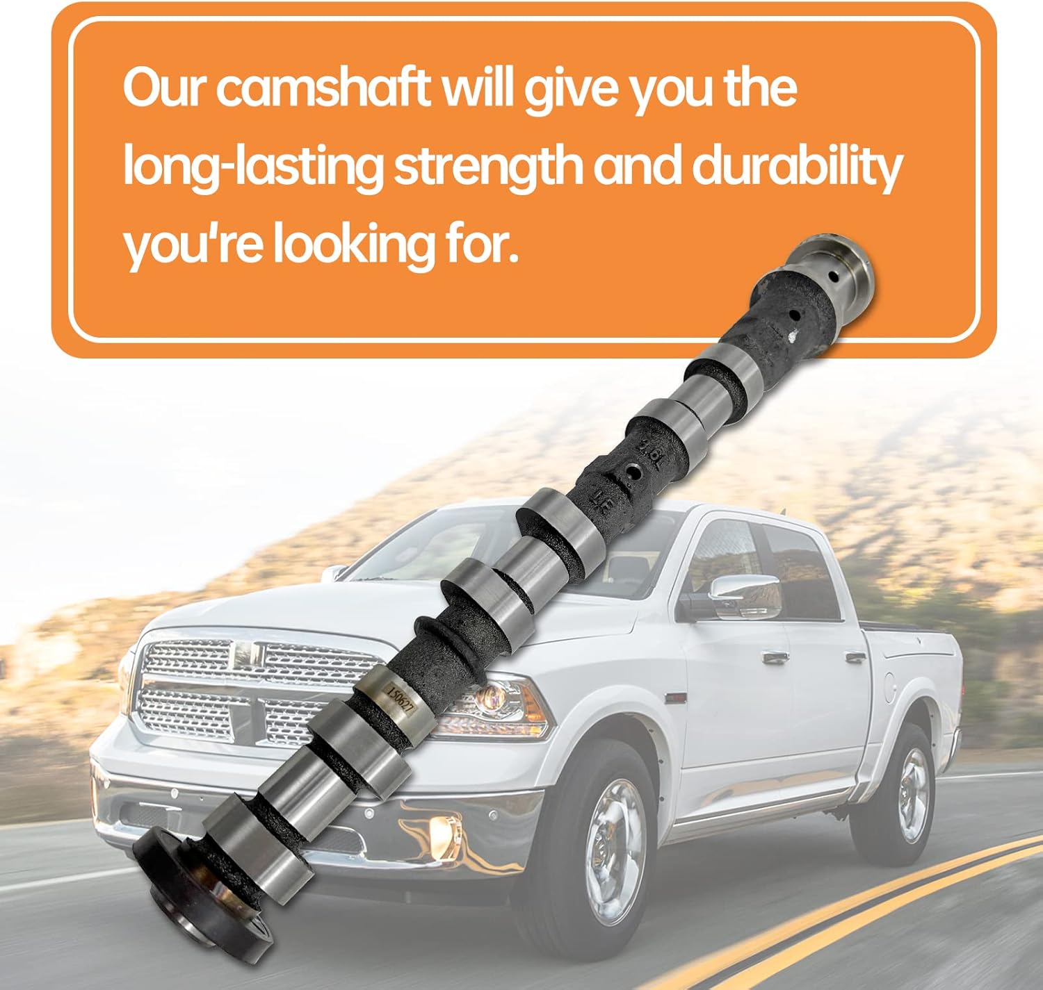 5184377AG Left Side Exhaust Camshaft Compatible with Jeep for Dodge for Chrysler & for Ram 3.6L V6 Models 05184377AH 5184377AE 5184377AF 5184377AD