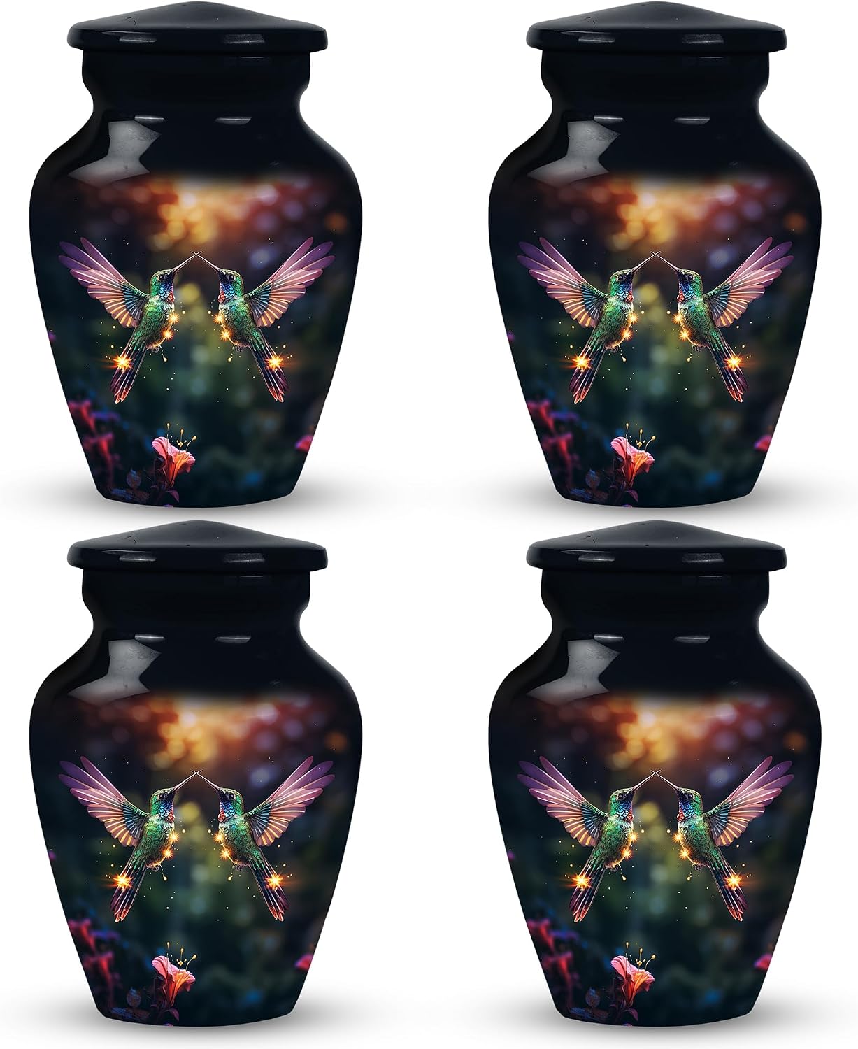 JAGASY ハミングバード 骨壷 - 人間の遺灰用ミニ骨壷 - 灰用骨壷 大人