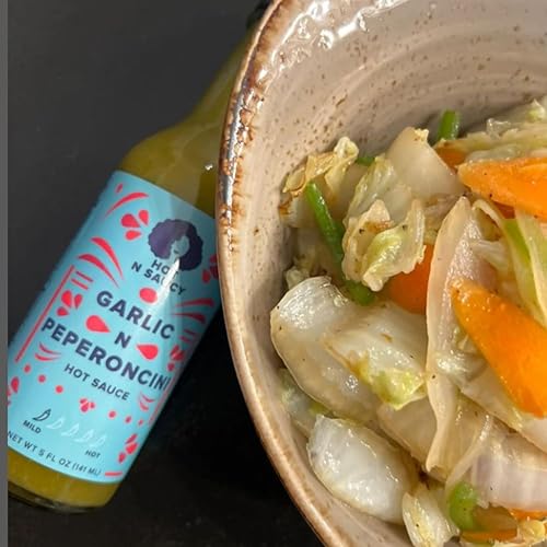 Miniatura 5 de Hot N Saucy | Salsa picante de ajo N Peperoncini, 5 fl oz