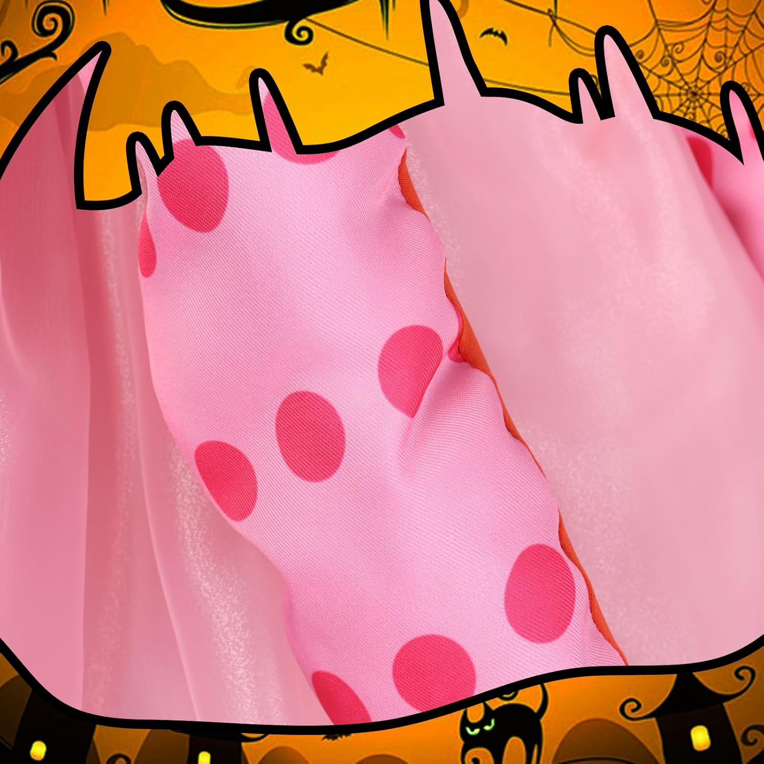 Women's Halloween Octopus Costume Set – Tentacle Tutu Skirt, Conch Necklace & Earrings, Witch Cosplay Outfit - Image 5