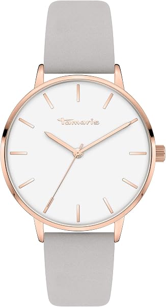 Tamaris Damen Armbanduhr Lederarmband