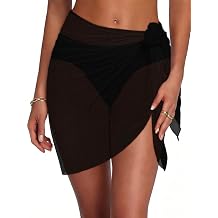 CHICGAL Womens Beach Sarong Wraps Mesh Sheer Bikini Swimsuit Coverup Summer Bathing Suit Cover Up Casual Swimwear 2026