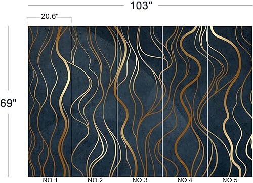 Miniatura 98 de Papel tapiz de pared para guardería infantil de bosques de acuarela coloridos, 137 x 100 pulgadas