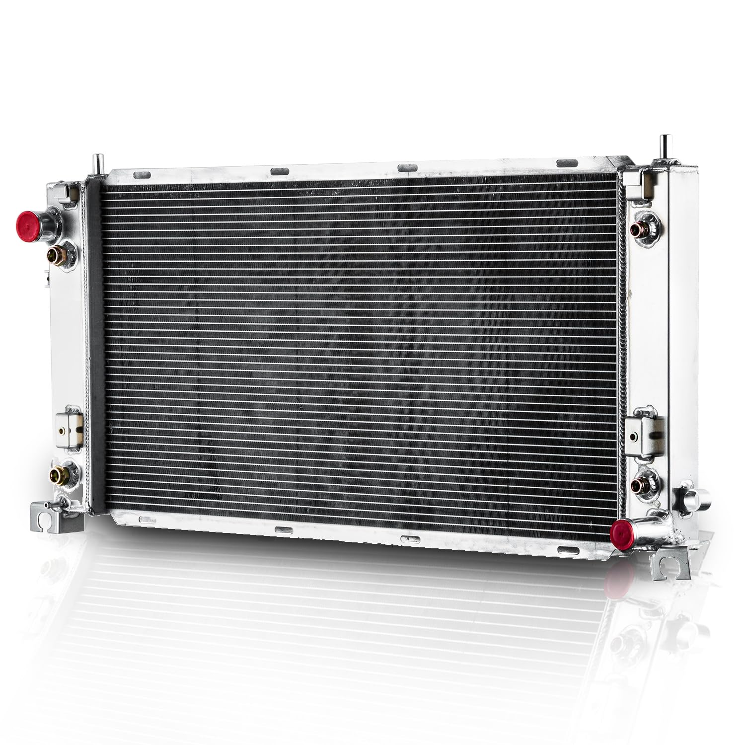 Photo 1 of **DAMAGED***
3 Row Radiator Compatible for 2014-2020 Chevy Silverado 1500 Tahoe GMC Sierra Yukon 6.2 5.3 V8 Aluminum Truck Radiators (3 Core Radiator)