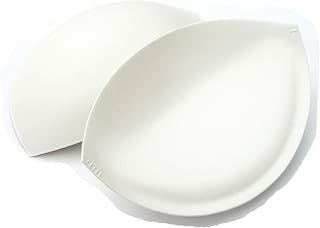 Copas de brasier para coser, ligeramente acolchadas, copa A a E, color negro (marfil, A)