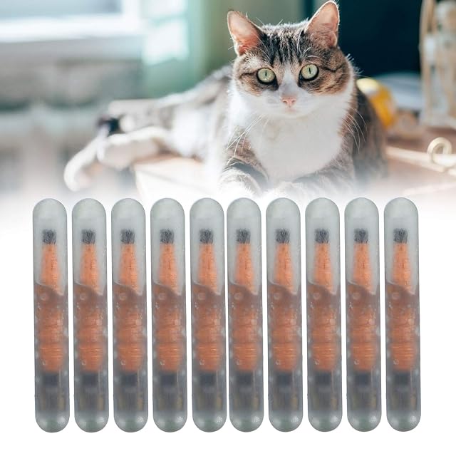 10 microchips para identificación de mascotas de 1,25 mm
