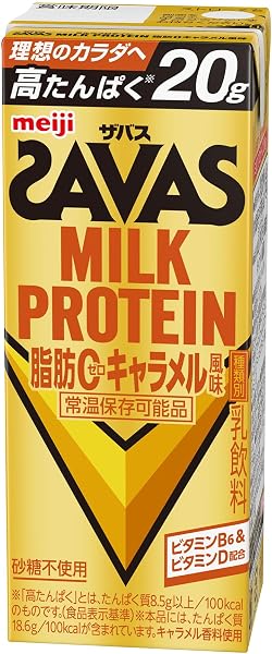 明治 ザバス ミルクプロテインキャラメル風味 200ml