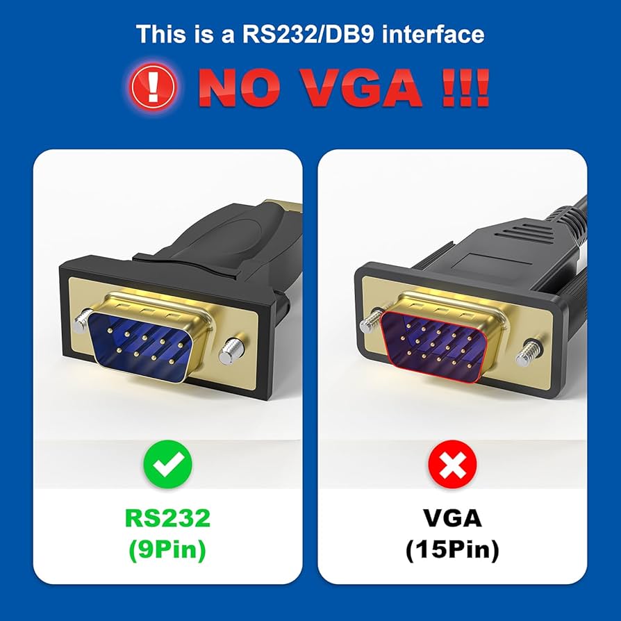 Amazon.com: OIKWAN USB to RS232 DB9 Serial Cable Male