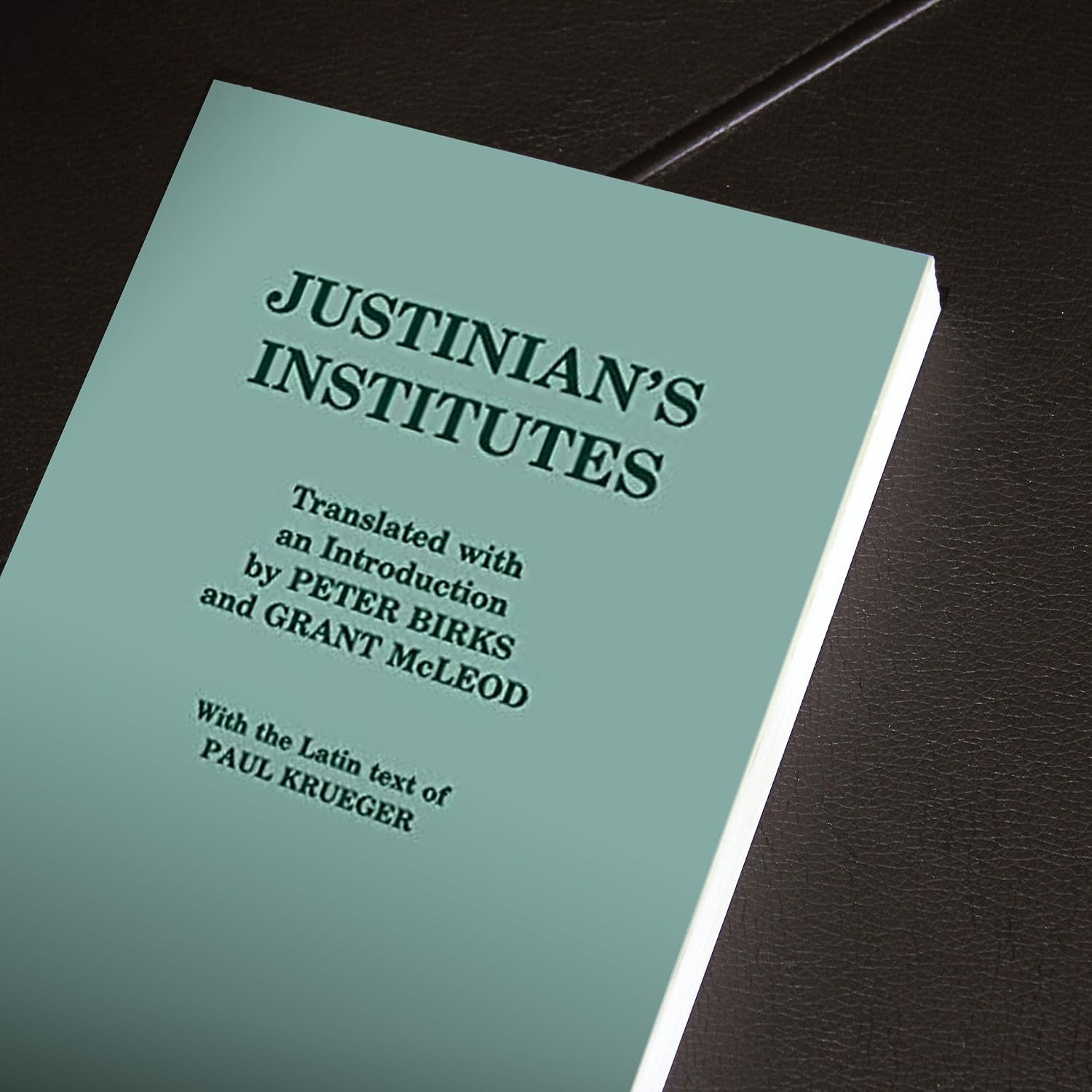 Justinian's "Institutes"