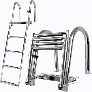 4 Step Heavy Duty 316 Stainless Steel Boat Ladder