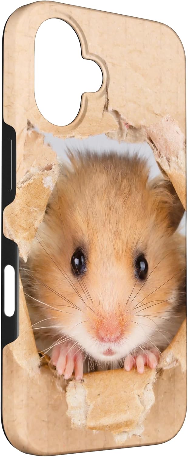 Hamster Cute Pet Animal Case for iPhone 16