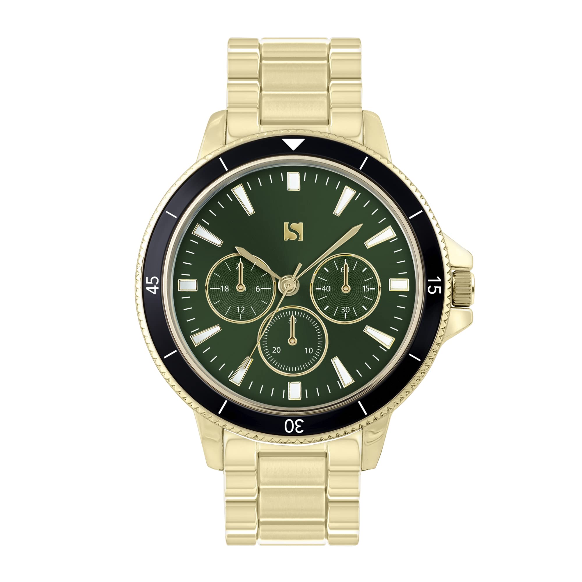 Spirit Men's Analog Quartz Watch with Stainless Steel Strap ASPG56