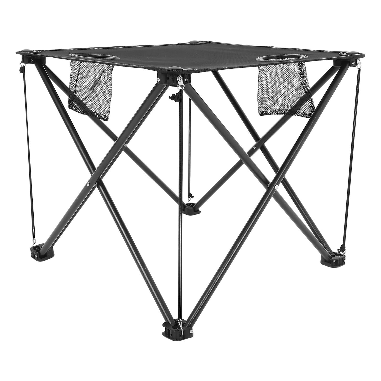 Table de camping pliante portable et légère avec pieds en métal