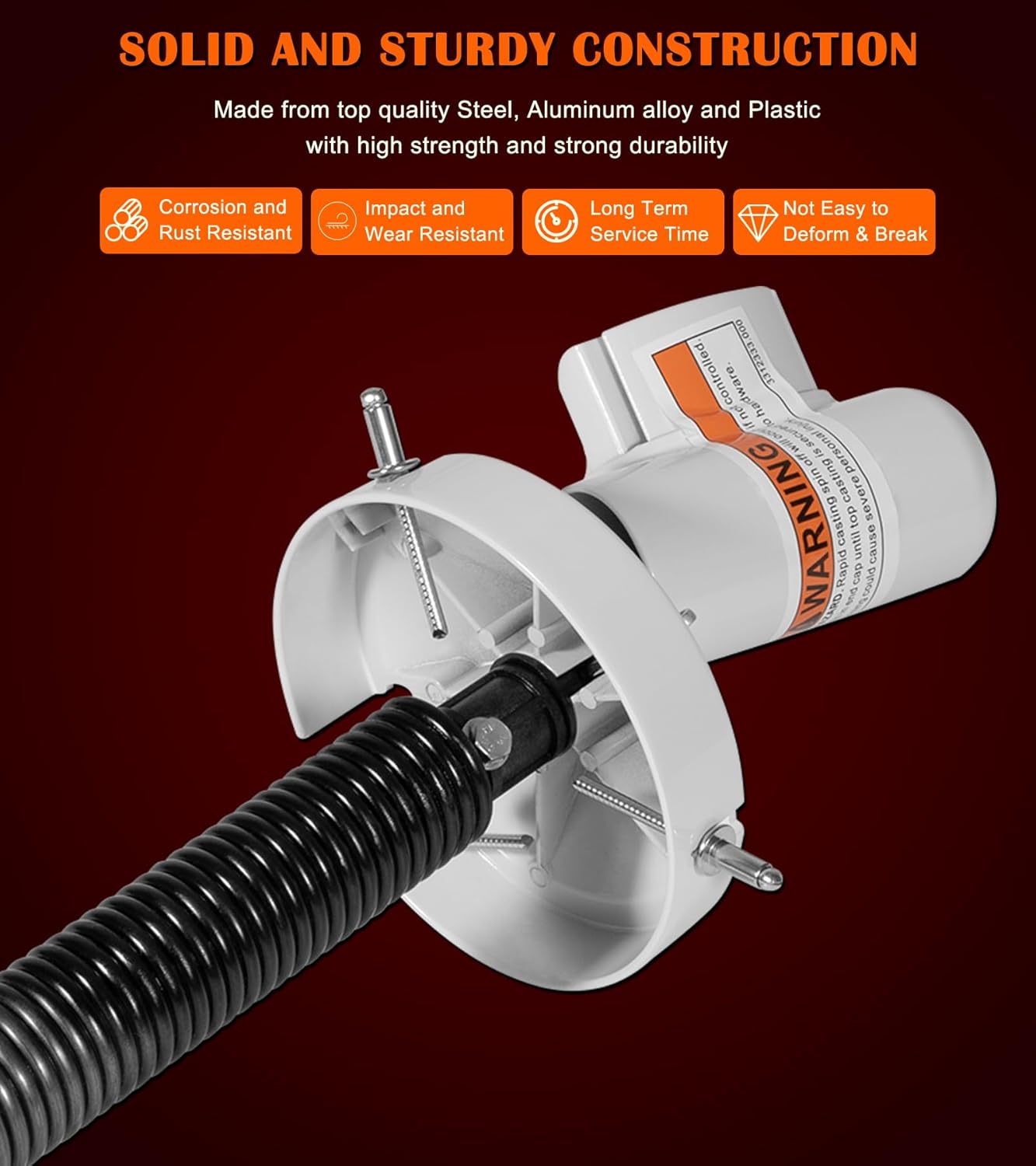 Bonbo 3310420.017B Left Hand Power Awning Torsion Assembly - RV Awning Left Hand Torsion Arm Assembly Replacement for Dometic A&E 9100 Series Power Awnings, Awning Spring Torsion Assembly LH