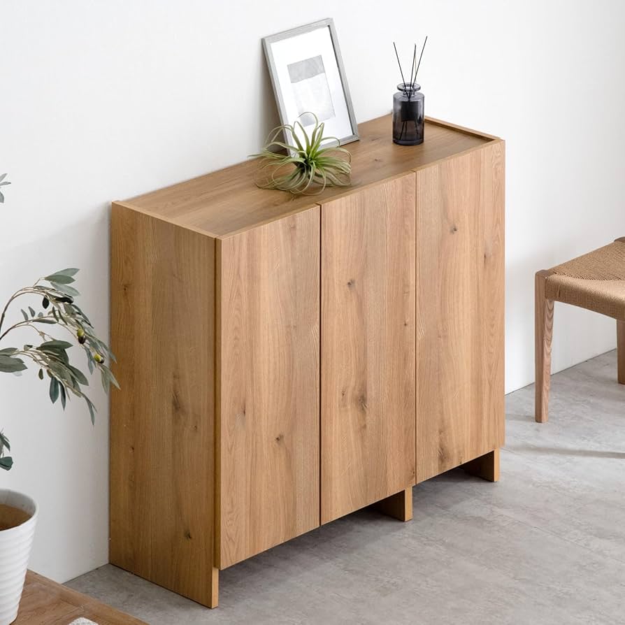 Amazon.co.jp: タンスのゲン シューズボックス 幅100 完成品