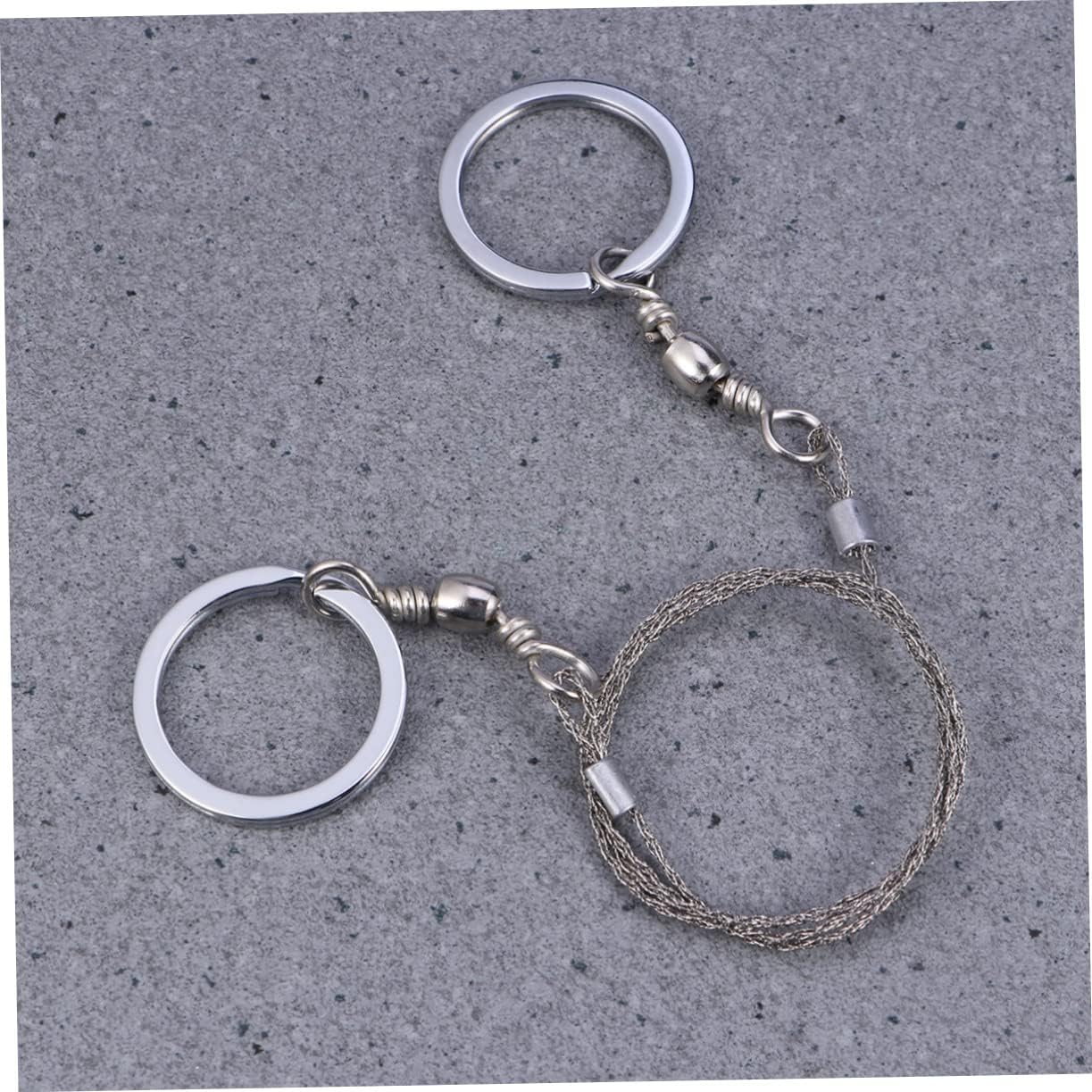 Stainless Steel Wire Saw for Survival Gear 50ft Cable for Camping Hiking and Tree Cutting Portable Outdoor Tool for Adventurers