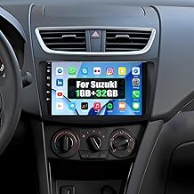 SIXWIN Android 13 Car Radio for Suzuki Swift 2011-2017 Suzuki Ertiga 2012-2017, 9 Inch Touch Screen with Bluetooth/GPS/FM/RDS/WiFi/USB Link Mirror/Steering Wheel Controls (1+32G)