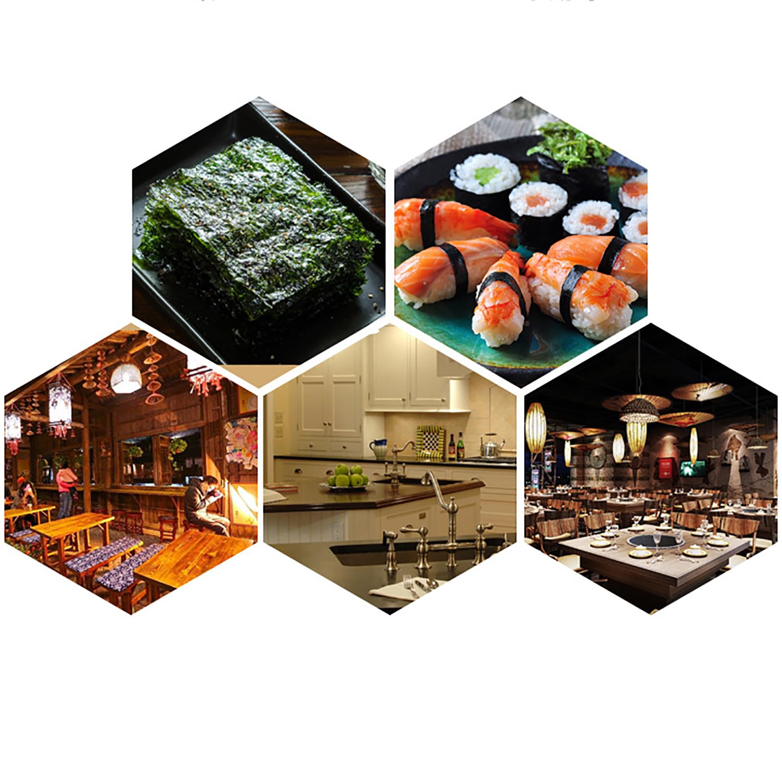 Krajalnica do sushi, krajalnica do kulek ryżowych ze stali nierdzewnej, ręczne 10-segmentowe narzędzie do krojenia posiłków, imprez, restauracji