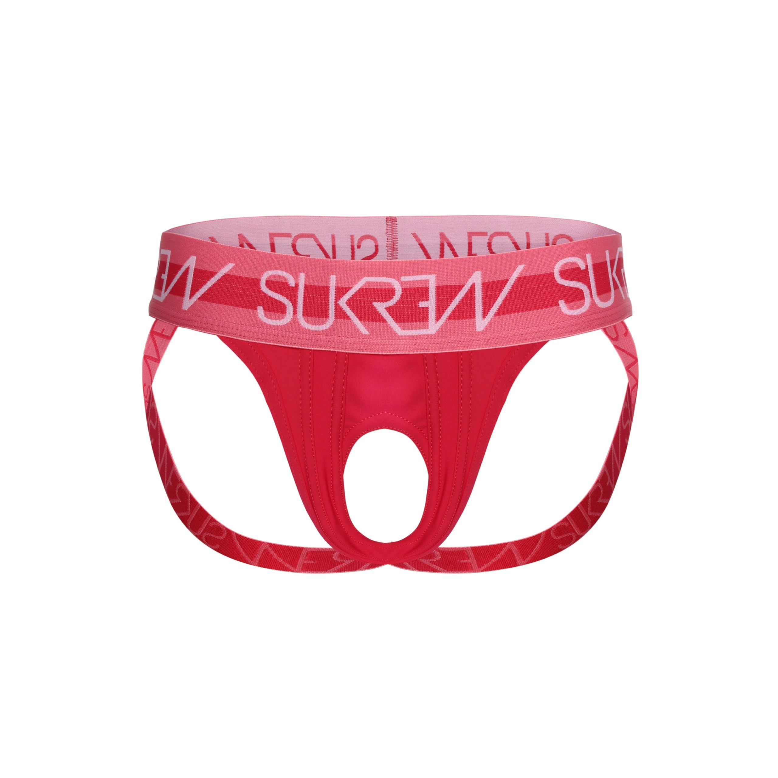 Sukrew - BLOC Jockstrap - Oranje/ Rose - Taille M - Sous-vêtements Homme