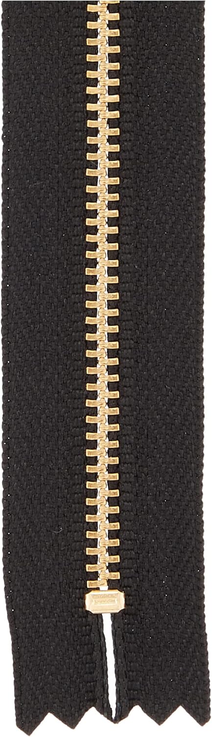 Y.K.K 3MGC-20LS Gold Ball Zipper Closure Length 7.9 inches (20 cm), Light Color, 10 Colors, Total of 10 Pieces