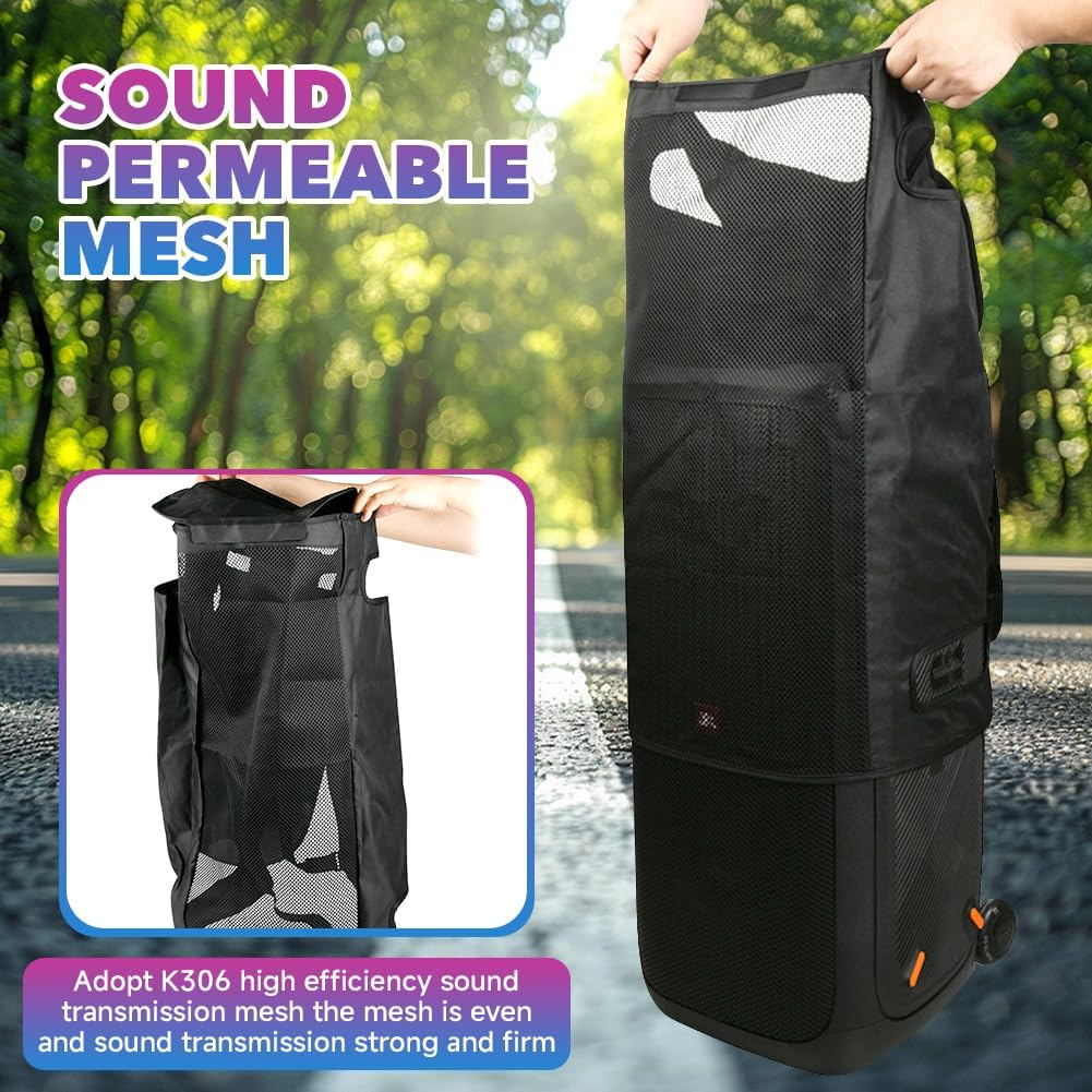 Dust Cover Speaker Case for JBL Partybox 310 Portable Party Speaker - Outdoor Skin Sleeve Mesh Slip Protective Case - Image 5