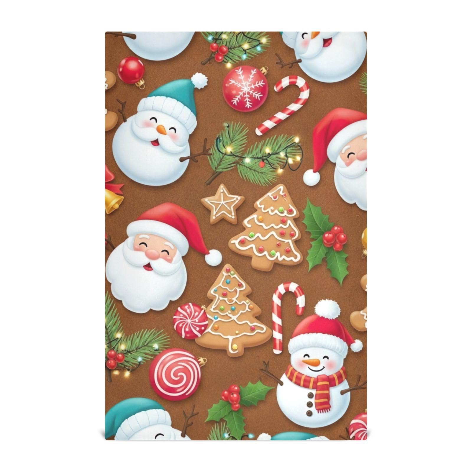 Serviettes de comptoir de cuisine de Noël pour illuminer vos repas de fêtes