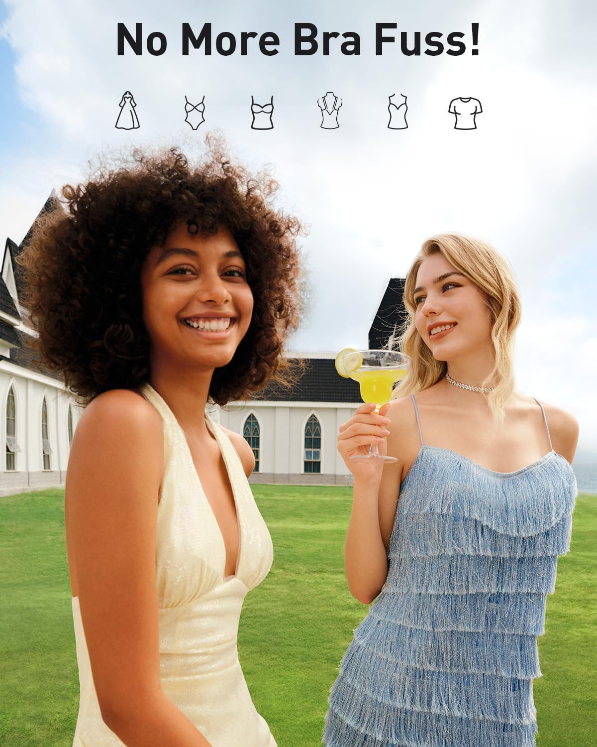 Niidor Nipple Covers for Women - Non Adhesive Seamless Silicone Nipple Pasties Reusable - Grippy Not Sticky Breast Petals - Image 7