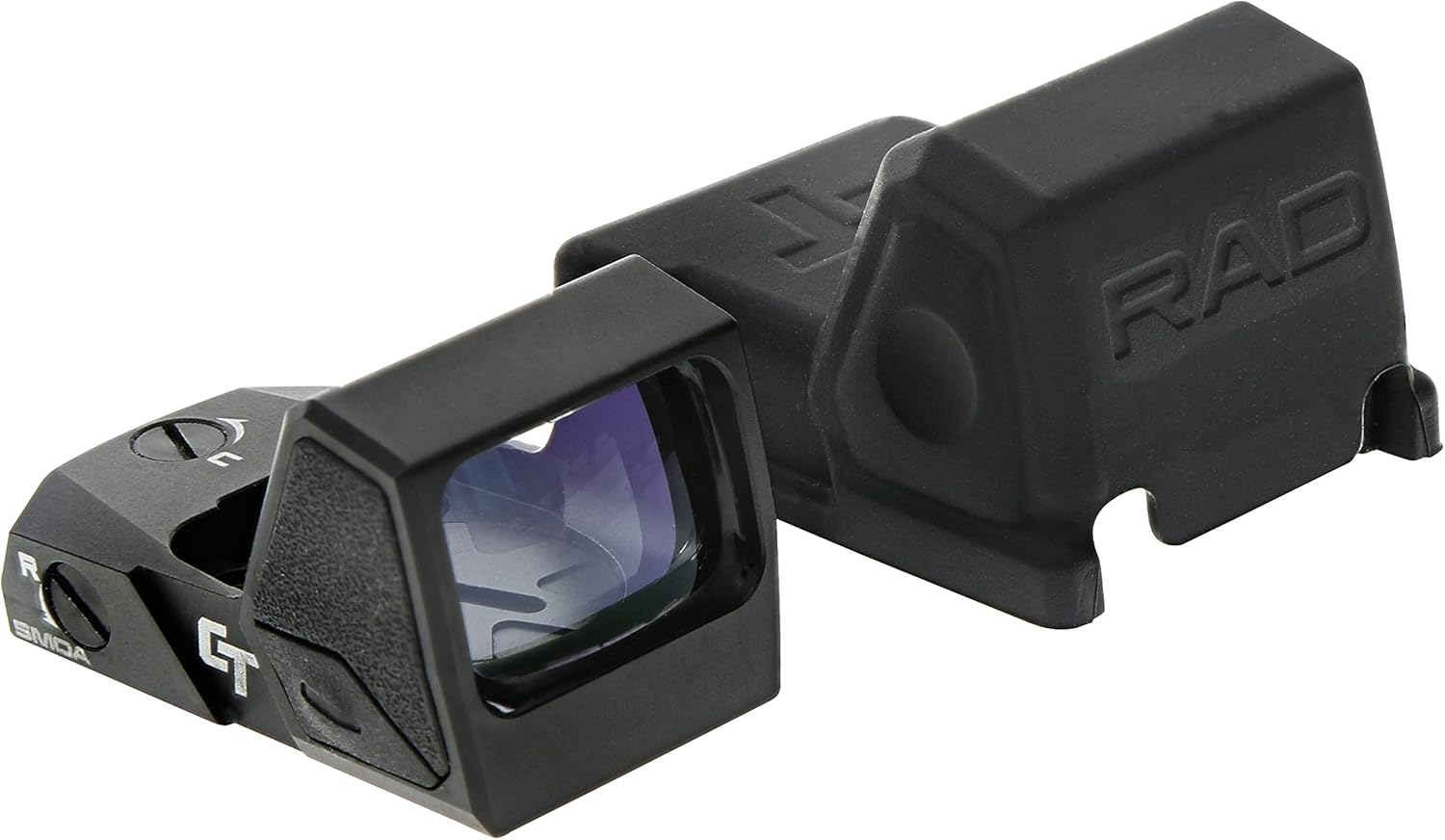 Crimson Trace RAD Open Reflex Pistol Sight with Auto Shutoff and Textured Sides for Full Size Handguns, Defensive Shooting and Competition