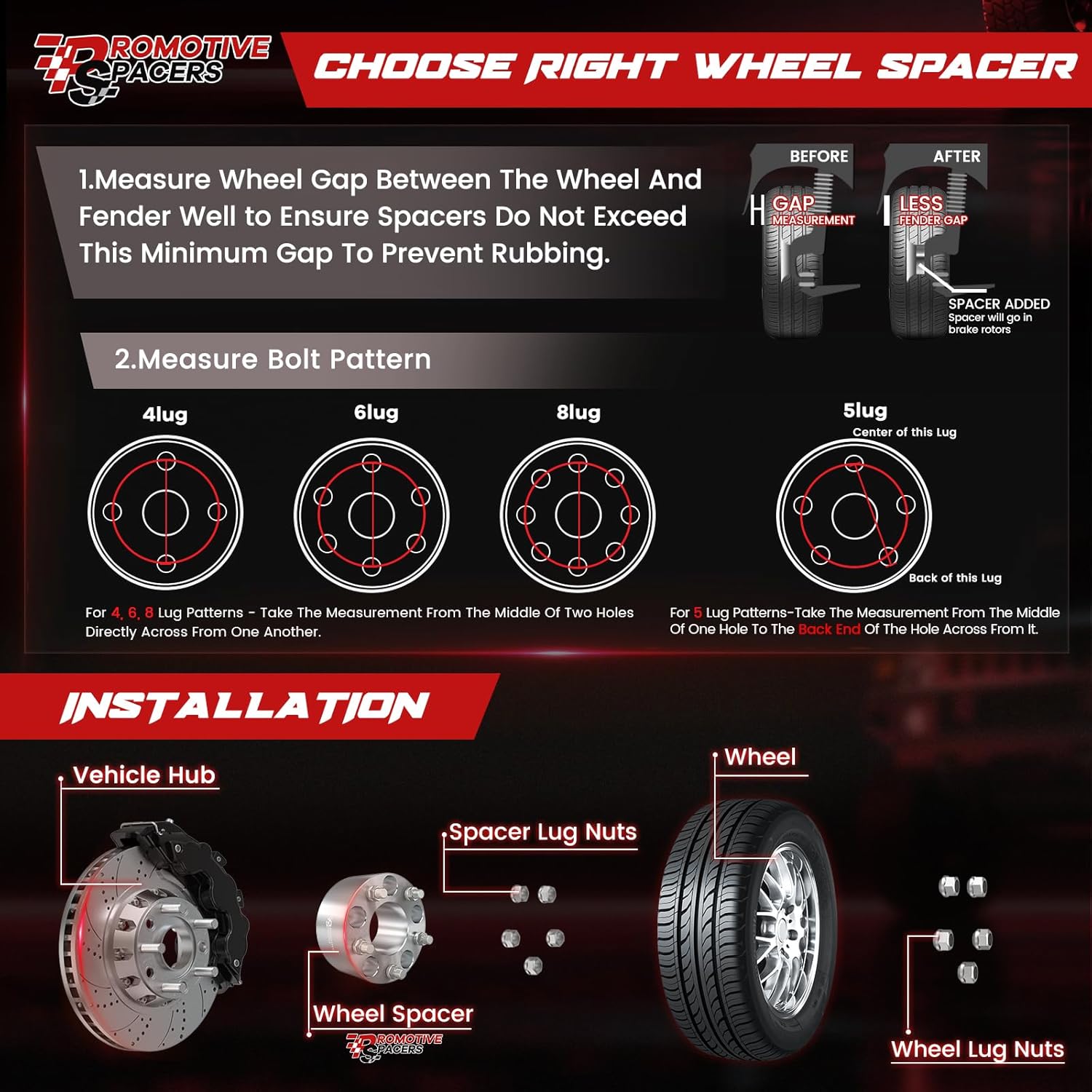 Forged 75mm (3 Inch) 5x127 (5x5) Wheel Adapters, 78.4mm Hub Bore 1/2" Studs, Compatible for Jeep Wrangler JK/JL (2007–2018), Grand Cherokee WJ/WK 1999–2010 (2PCS)