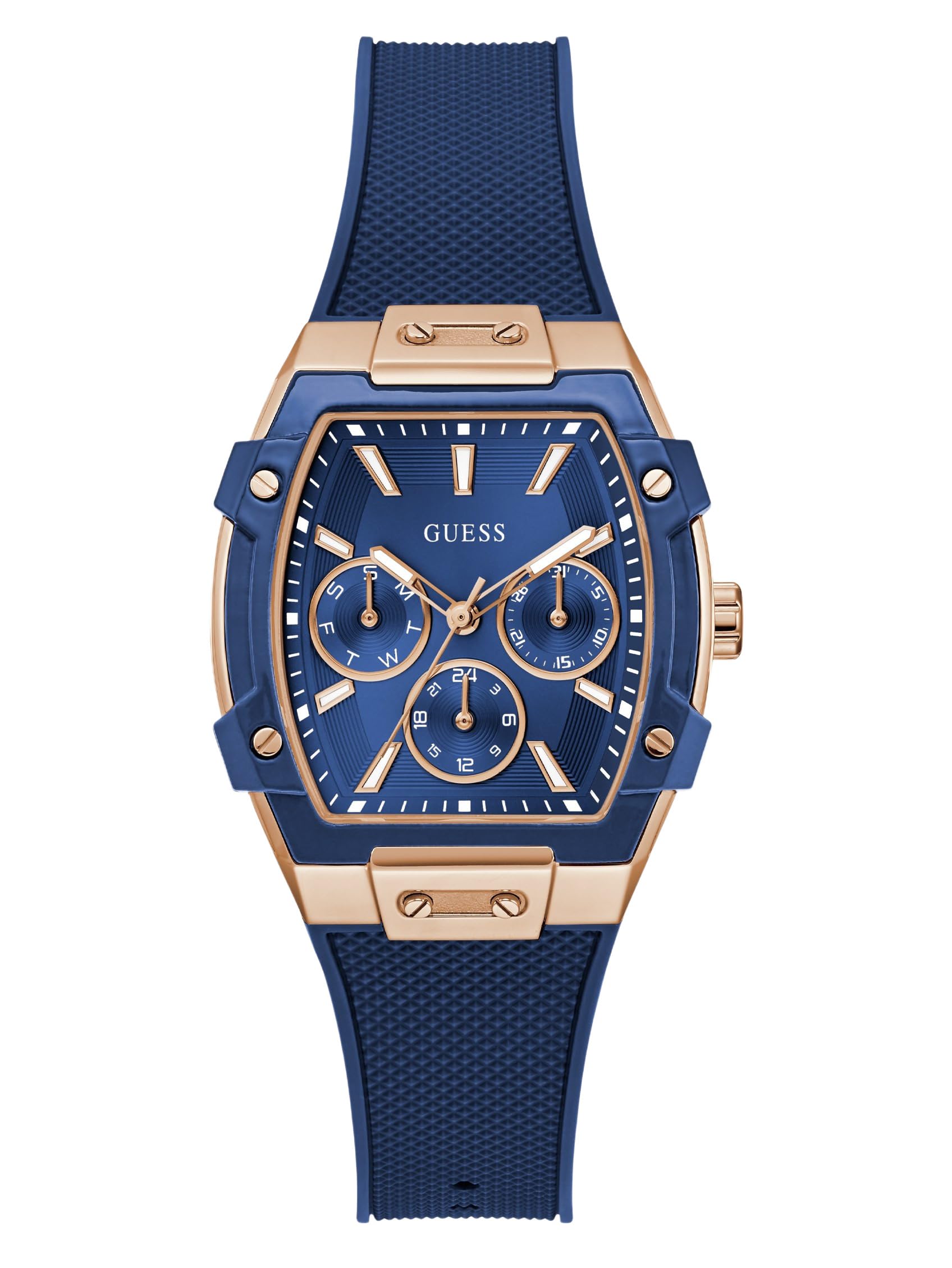 GUESS GW0945L4 Watch side view with crown
