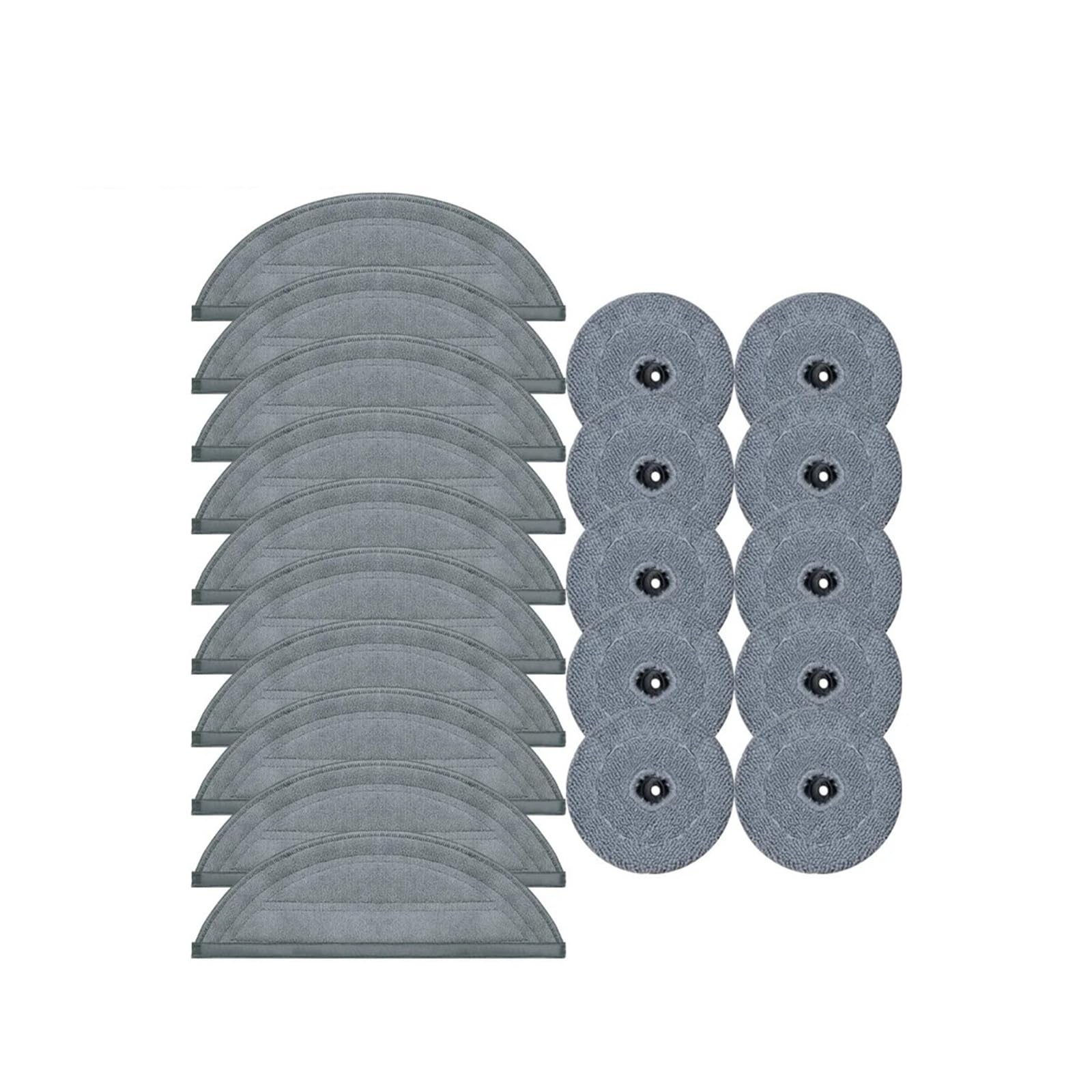 VIXWDRUTY Compatible For Roborock，Compatible For Saros，10, S9 Maxv Ultra Robot Vacuum Cleaner Accessories Spare Parts Replacements Mop Cloths Mop Pads(10B10S)