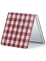 Vista 30 de Omiro - Espejo compacto, PU brillante. Ampliación 1x/3x, ultra portátil para llevar en el bolso (rosa)