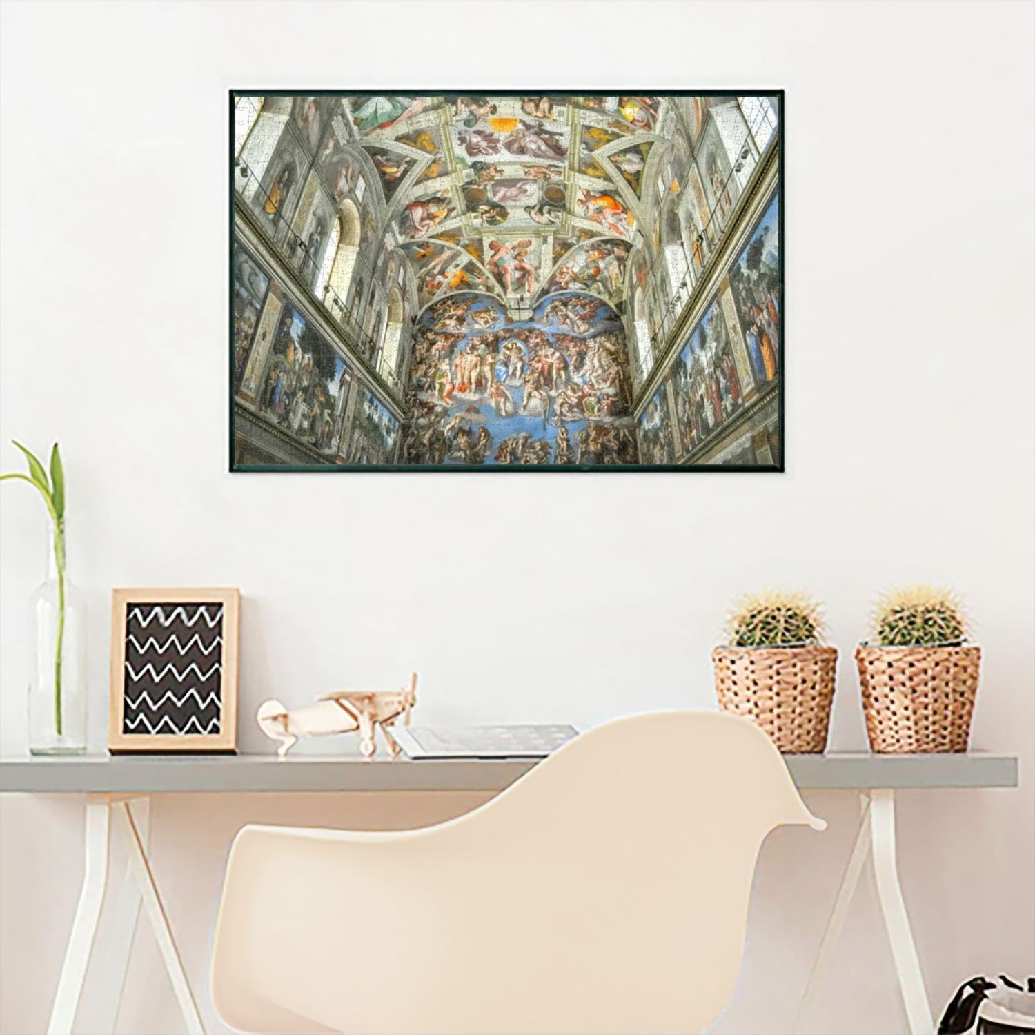 1000 Piece Puzzle for Adults Jigsaw Puzzles Hard Challenging Difficult Family Cool Large Sistine Chapel Vatican Museum Puzzles for Adults 1000 Pieces