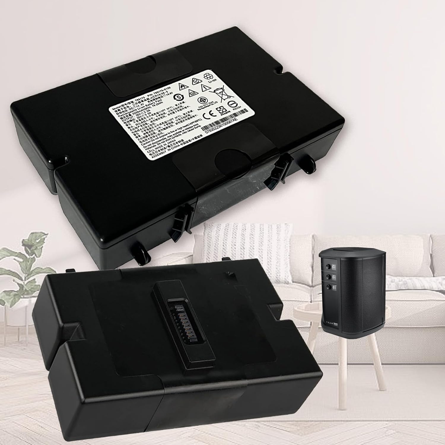 789175 078592 Battery Replacement for Bose S1 pro Battery Pack 789175-0100 789175-0110 789175-0010 4INR19/66-2 14.8V 81.4Wh 5500mAh - Image 6