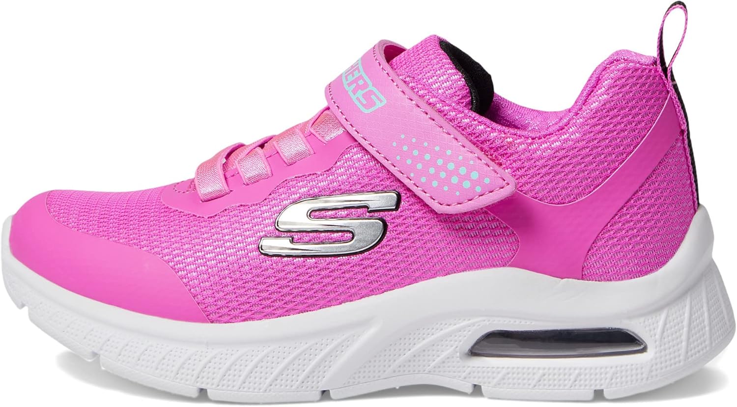 Skechers Kids Girls Microspec Max Plus-Subtle S Sneaker, Hot Pink, 12 Little Kid