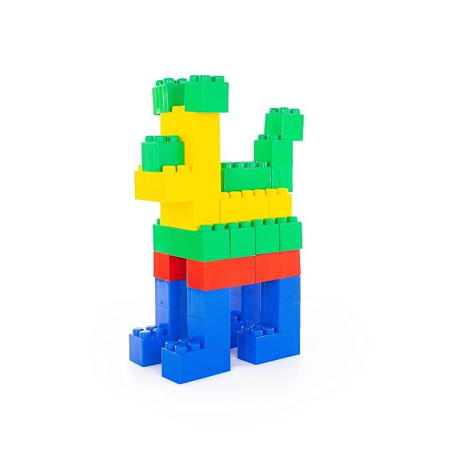 Foto 2 de 5 de Polesie Polesie41999 - Juego de Juguetes de construcción XXL para Mascotas, 72 Piezas, Multicolor, Grande