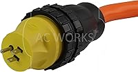 Vista 6 de AC WORKS Adaptador desmontable marino RV de 50 amperios (5-15P Hogar 15A Plug-Compact)