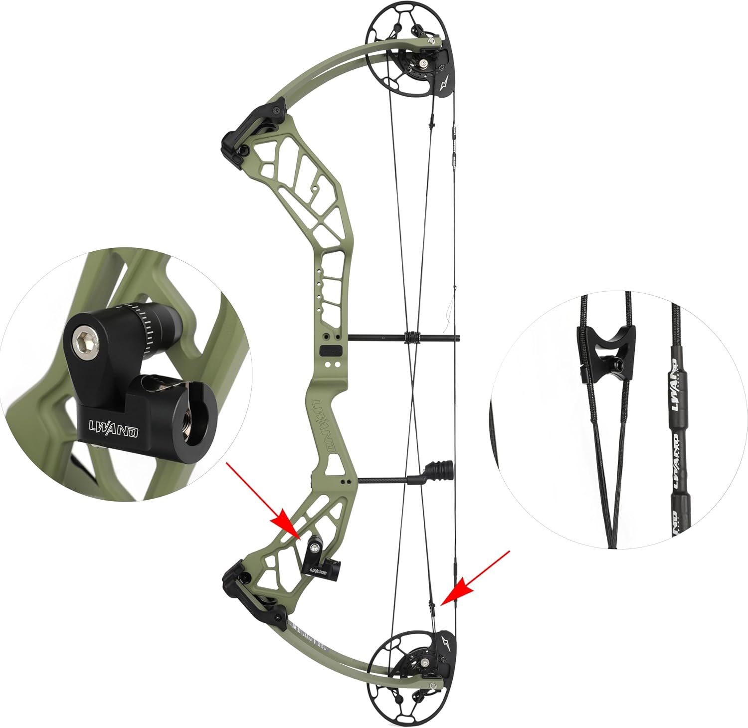 Archery Compound Bow Draw Weight 40-70 LBS 75%/80%/85% let-Off Adjustable Draw Length 25-30 inches Suitable for Adult Beginners Outdoor Hunting Target Archery Shooting