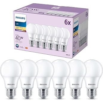 LED 40W A60 E27 WW FR ND 6CT/6 AM [Energy Class F]