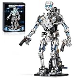 Mechanical Halloween Skull Robot Building Set for Adult,Horror Gothic Skull Alien Model for Home Office Decor,Skeleton Building Blocks Toys Gifts for Men Teens14+